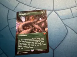 Sylvan Library (Borderless) Dominaria Remastered Regular - Image 1
