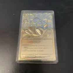 VINTAGE 1999 23K Gold-Plated Jigglypuff Burger King Pokemon Card NM IN CASE - Image 2