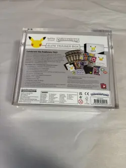 Pokemon TCG 25th Anniversary Celebrations ETB New Sealed WITH Acrylic Case - Image 3