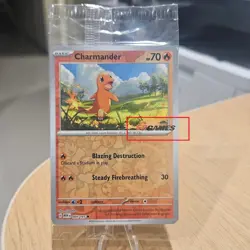 ✅ SEALED Charmander 004/165 EB Games Stamped Promo Exclusive Pokemon Master Set - Image 1