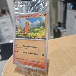 ✅ SEALED Charmander 004/165 EB Games Stamped Promo Exclusive Pokemon Master Set - Image 2
