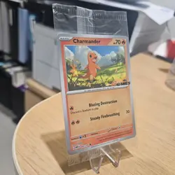 ✅ SEALED Charmander 004/165 EB Games Stamped Promo Exclusive Pokemon Master Set - Image 3