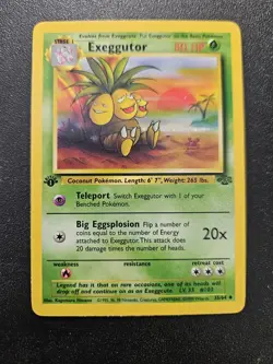 Pokemon 1st Edition Jungle Exeggutor 35/64 EXC-NEAR MINT - Image 1