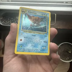 Pokemon TCG Kabutops Neo Discovery Holo Card 6/75 Unlimited Rare LP - Image 2