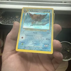 Pokemon TCG Kabutops Neo Discovery Holo Card 6/75 Unlimited Rare LP - Image 3