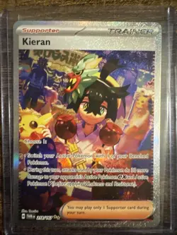 Pokemon TCG Kieran 218/167 Sv06: Twilight Masquerade Holo - Image 1