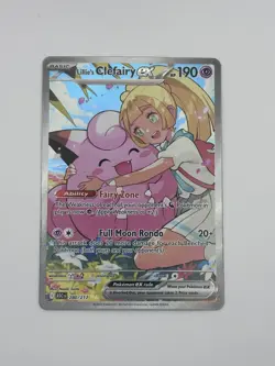 Pokemon Ascended Heroes Lillie’s Clefairy EX 280/217 SIR - CLEAN - Image 1