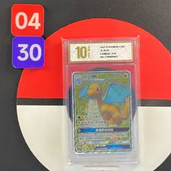 Pokemon TCG S-Chinese Sun&Moon Dragonite GX CSM2aC 176 SR Grade10 - Image 1