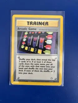 Pokemon Arcade Game 83/111 - NM - Neo Genesis 2000 - Rare Trainer - Image 1