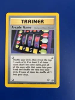 Pokemon Arcade Game 83/111 - NM - Neo Genesis 2000 - Rare Trainer - Image 2