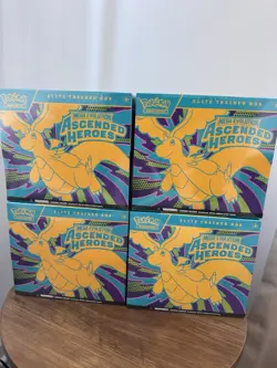 Pokemon TCG Ascended Heroes ETB Elite Trainer Box - LOT of (4) - NEW - In Hand - Image 1