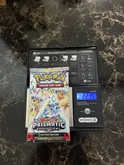 Heavy 22.35! Pokemon Prismatic Evolutions Booster Pack Sealed! Demi-God PackU! - Image 1