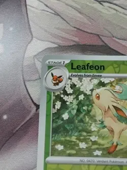 Pokemon Card Leafeon 011/167 Twilight Masquerade Reverse Holo Trading Card - Image 2