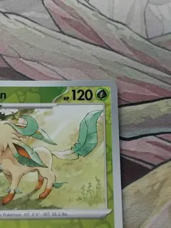 Pokemon Card Leafeon 011/167 Twilight Masquerade Reverse Holo Trading Card - Image 3