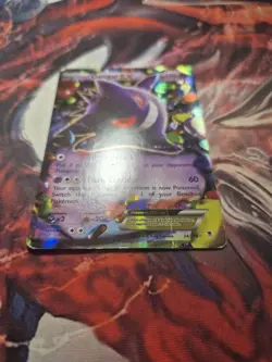 Pokemon Gengar EX Ultra Rare Holo XY Phantom Forces 34/119 HP Heavily Played - Image 3