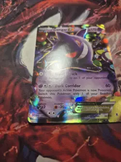 Pokemon Gengar EX Ultra Rare Holo XY Phantom Forces 34/119 HP Heavily Played - Image 5