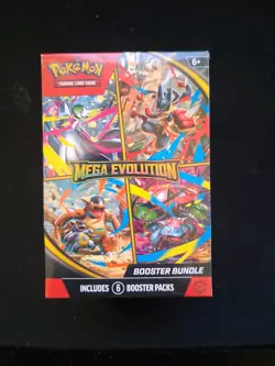 Mega Evolutions Booster Bundle - 6 Booster Packs - New & SEALED Pokemon TCG - Image 1