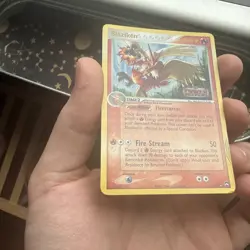 Pokemon TCG Blaziken 5/108 EX Power Keepers Reverse Holo Rare Stamped LP 2007 - Image 2