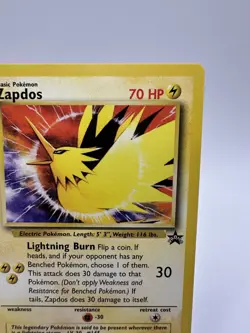 Zapdos #23 Wizards of the Coast Black Star Promo 1999 Vintage Pokemon TCG LP - Image 3