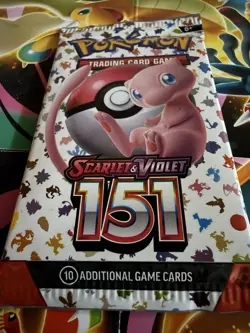 Scarlet & Violet 151 Booster Pack - 1x NEW English Factory Sealed Pokemon 2023 - Image 1
