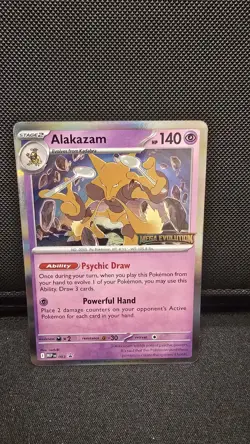 Alakazam Pokemon TCG Mega Evolution Pre Release Stamped MEP 003 - Image 1