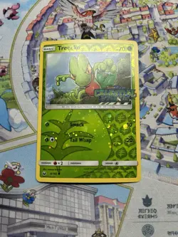 Pokemon - Treecko - 8/168 - Stamped Promo - Reverse Holo - Celestial Storm - Image 1