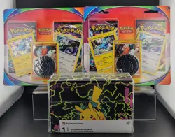 Pokemon Unova Two Pack Blister Forces of Nature Trio Fusion Strike Lot - Image 1