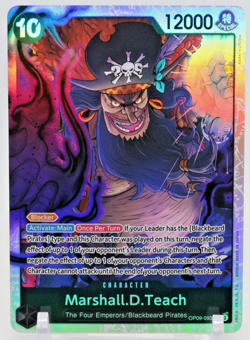 Marshall.D.Teach - OP09-093 - NM- SR - Emperors in the New World - One Piece - Image 1