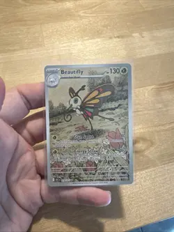 Beautifly 219/217 Illustration Rare Ascended HEROES Pokemon TCG NM English Card - Image 2