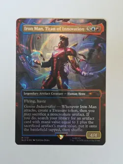 Iron Man, Titan of Innovation (Rainbow Foil) X1 SLD MTG Secret Lair Drop - Image 1