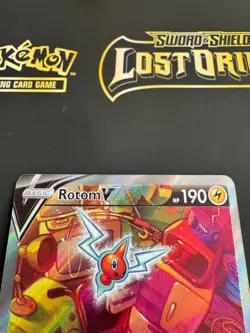 Rotom V Alternate-Art Ultra Rare - POKEMON CARD - LOST ORIGIN - 177/196 NM - Image 4
