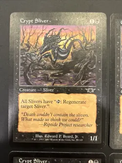 4x Crypt Sliver Legions Magic MTG LP - Image 2