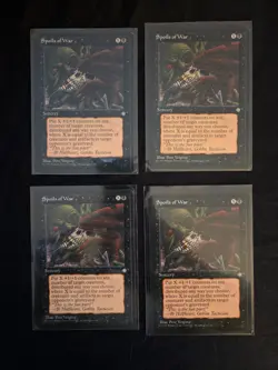 MTG Spoils of War X4, Ice Age Release, RARE PLAYSET, Excellent condition, 1995 - Image 1