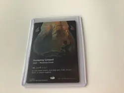 Magic the Gathering: Stomping Ground (Borderless) Edge of Eternities Foil NM - Image 1