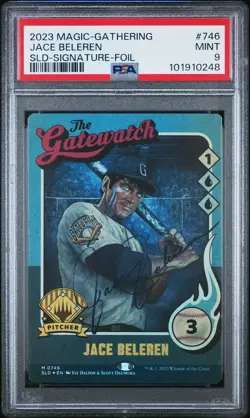 Jace Beleren Magic: The Baseballing Foil PSA 9 MTG Secret Lair Drop #746 - Image 1