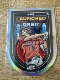 2025 Topps Cosmic Chrome - Launched Into Orbit Coby Mayo #LIO-31 (RC) - Image 1