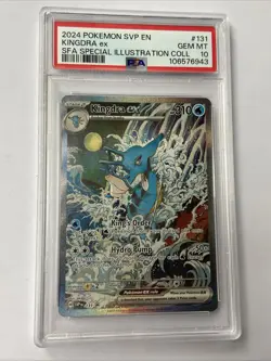 2024 POKEMON SVP PROMO SPECIAL ILLUSTRATION COLLECTION #131 KINGDRA EX PSA 10 - Image 1