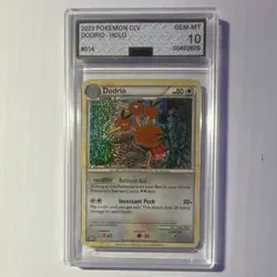 Dodrio 2023 Pokemon CLV Holo AGS 10 Graded 014/034 Pokemon TCG Nintendo English - Image 1