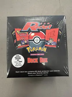 POKEMON TCG - TEAM ROCKET - BRAND NEW FACTORY SEALED 6 DECK BOXES +60 SLEEVES - Image 1