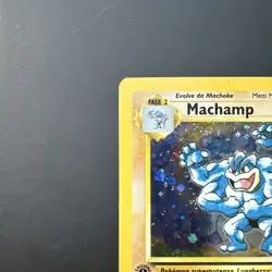 Pokemon Machamp 8/102 Base Set 1st Edition Holo Italian Stage 2 100 HP Wizards - Image 2