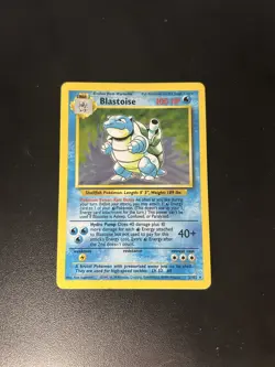 Pokemon Blastoise - Base Set (BS) 2/102 100 HP Holo Rare - LP SHIPS FAST! - Image 2