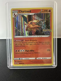 Pokemon Go Charizard 010/078 Holo Rare NM Pokemon TCG - Image 1