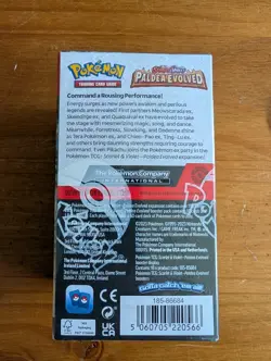 Pokemon Paldea Evolved Half Booster Box - Small Rip In Seal - Image 2