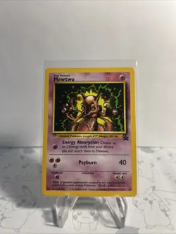 Mewtwo Pokemon The Movie Card Black Star Promo #14 RARE Pokemon Card - Image 3