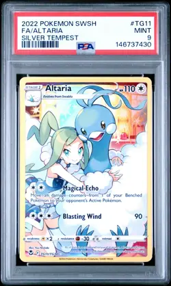 PSA 9 | Pokemon TCG | Silver Tempest | Altaria #TG11 - Image 1