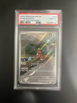 Pokemon Kangaskhan 204/182 Destined Rivals Illustration Rare Holo PSA 8 - Image 1
