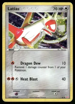 2004 Pokemon Latias EX Trainer Kit Latias 4/10 Holo DMG - Image 1