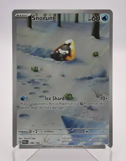 Snorunt 188/182 Illustration Rare Holo Paradox Rift Pokemon TCG - Image 1