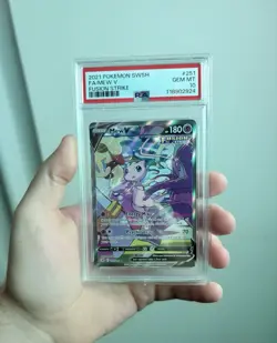 2021 POKEMON SWORD & SHIELD FUSION STRIKE #251 FULL ART/MEW V PSA 10 - Image 1