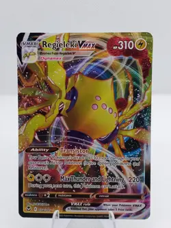 Regieleki VMAX 058/195 Swsh12: Silver Tempest Ultra Rare Holo Pokemon TCG Eng - Image 1